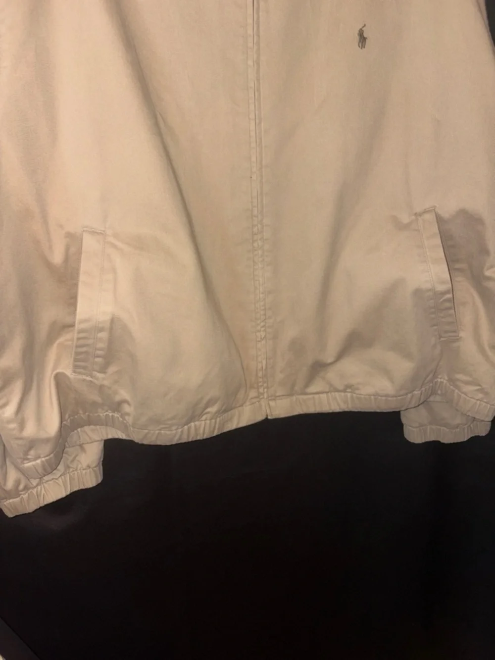 Polo by Ralph Lauren Bi-Swing Windbreaker Jacket 3X Tan Khaki Plaid Lined EUC